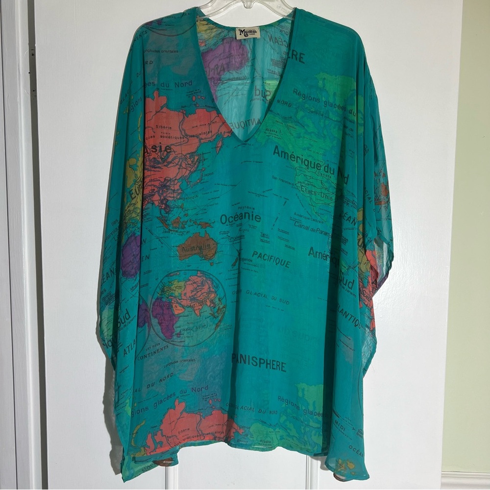 Show Me Your MuMu Turquoise Cover Up Kaftan - Picture 6 of 9